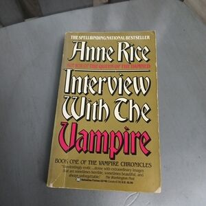 Anne Rice 'Interview With The Vampire' Book - Gold and Purple